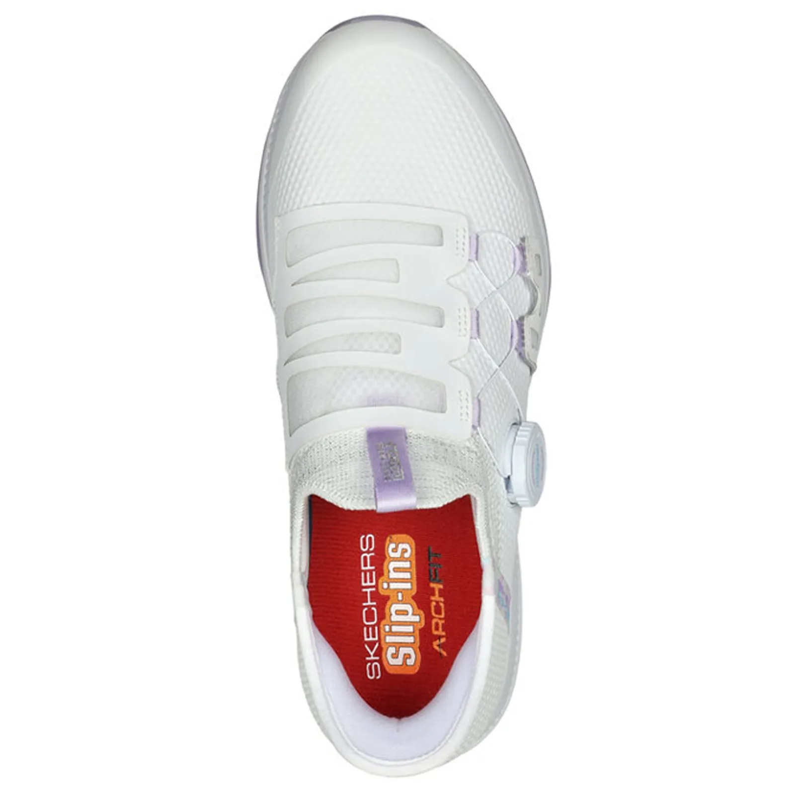 Best Skechers Women's , GOgolf: Elite 5 - Slip 'In Golf Shoe White/Lavender