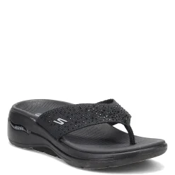 Outlet Skechers Women's , GOwalk Arch Fit - Dazzle Sandal Black