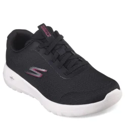 Discount Skechers Women's , GOwalk Joy - Ecstatic Walking Shoe - Wide Width Black/White