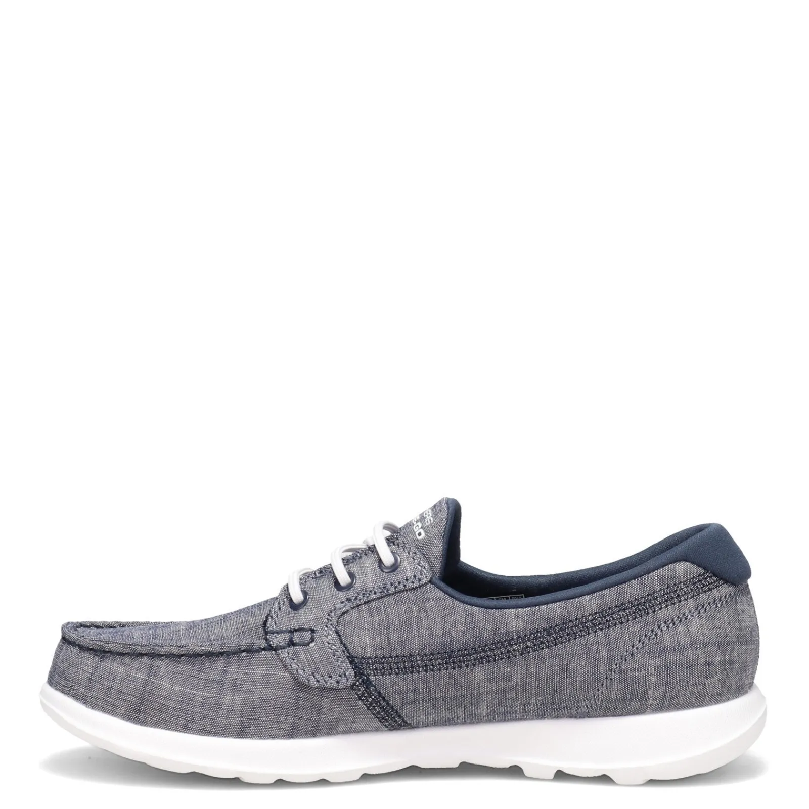 New Skechers Women's , GOwalk Lite - Isla Boat Shoe - Wide Width Navy