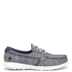 Sale Skechers Women's , GOwalk Lite - Isla Boat Shoe - Wide Width Navy