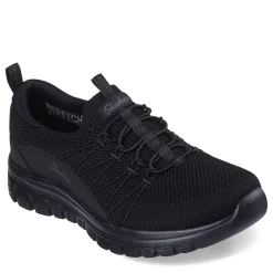 Discount Skechers Women's , Graceful - Picture Perfect Sneaker Solid Black