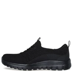 Online Skechers Women's , Graceful - Picture Perfect Sneaker Solid Black
