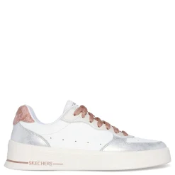 Clearance Skechers Women's , Hiland - Soft Metals Sneaker White Multi