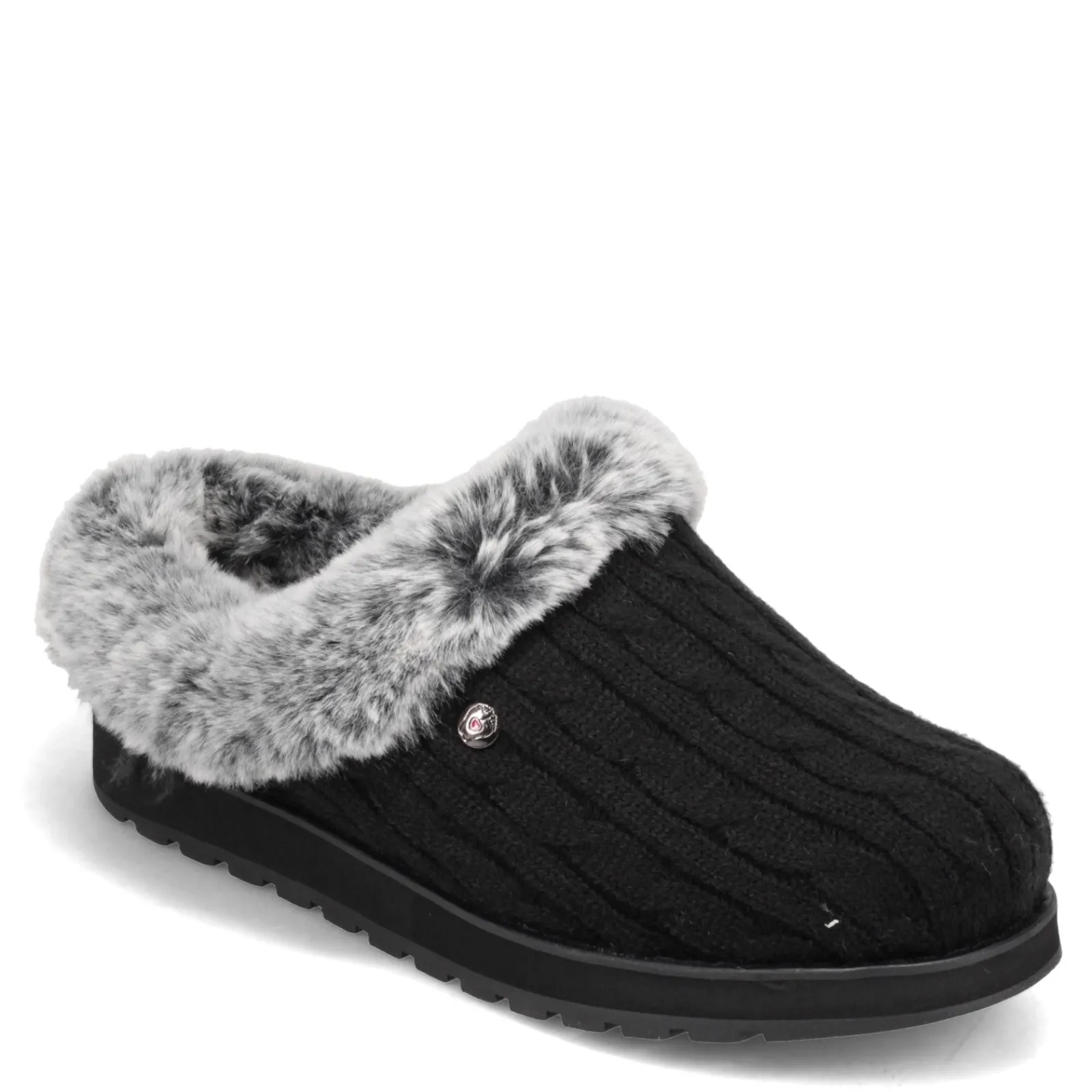 New Skechers Women's , Keepsakes - Ice Angel Slip-On - Wide Width Black