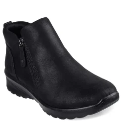 Online Skechers Women's , Lovely Vibe Zip Boot Black/Black