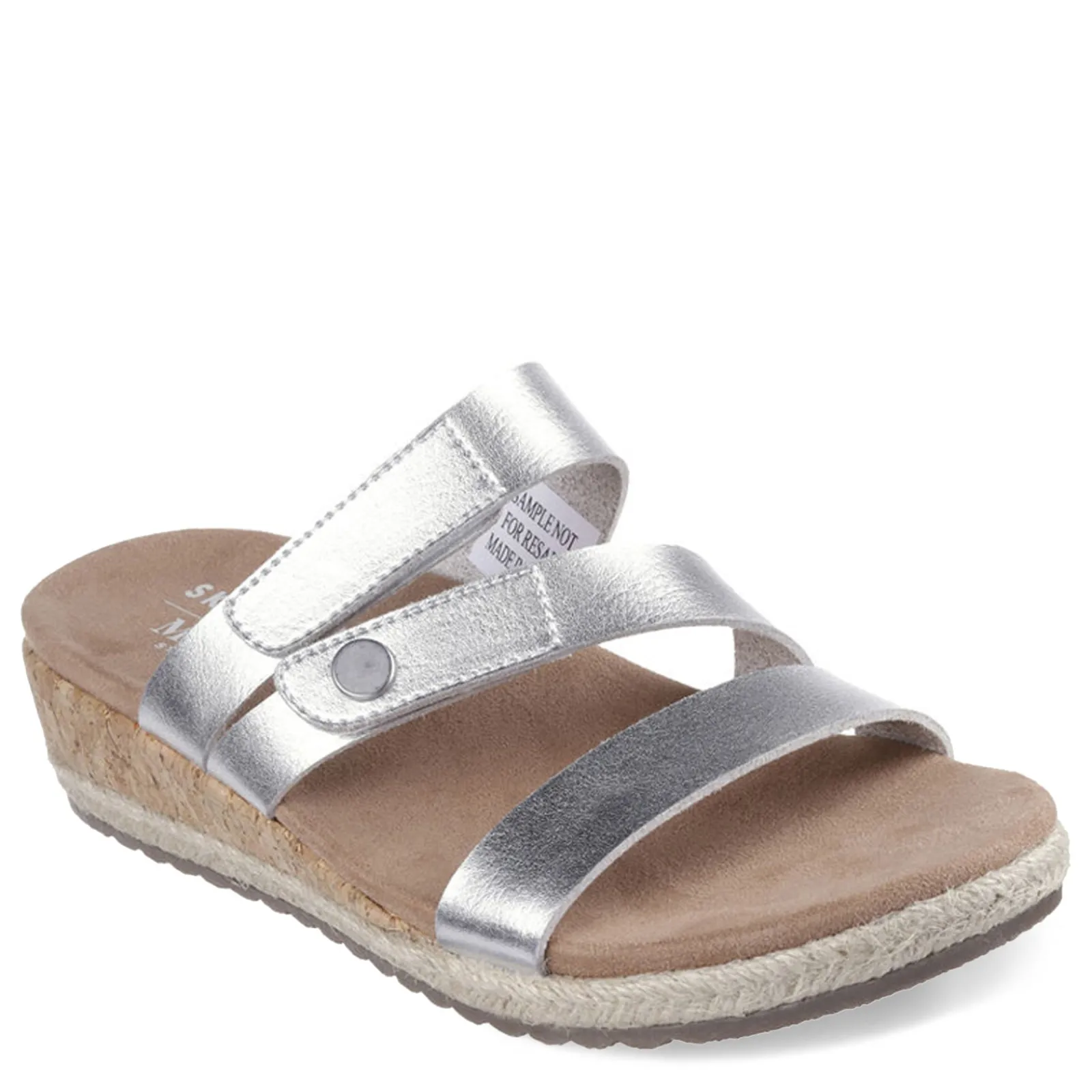 Sale Skechers Women's , Martha Stewart: Breezie - Shiny Luster Sandal Silver