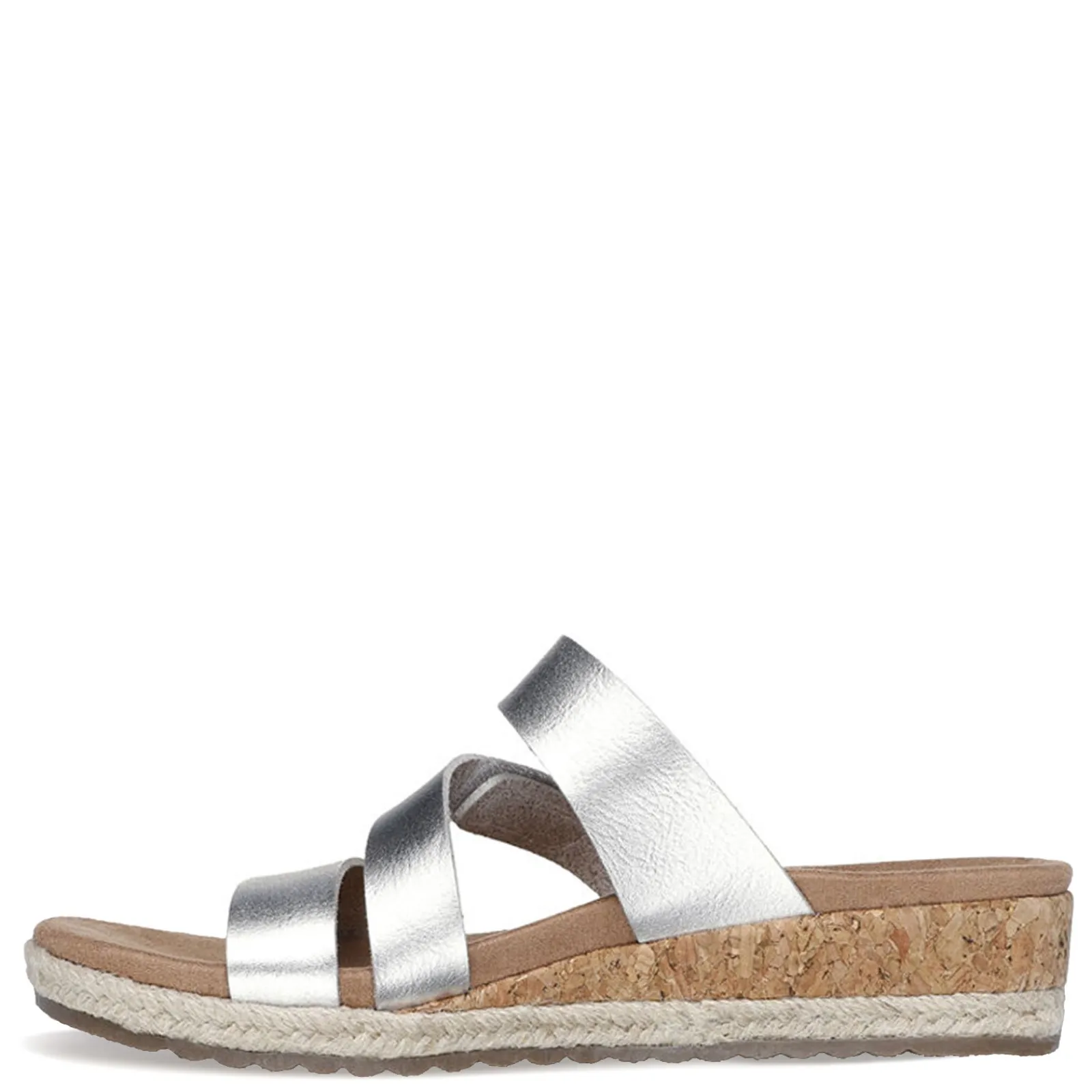 Sale Skechers Women's , Martha Stewart: Breezie - Shiny Luster Sandal Silver