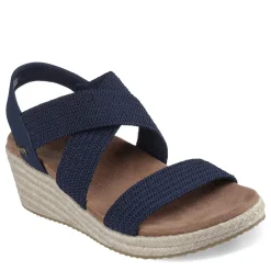 New Skechers Women's , Martha Stewart: Arch Fit Beverlee - Brentwood Sandal Navy