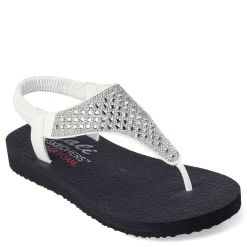 Outlet Skechers Women's , Meditation - Rockstar Sandal White