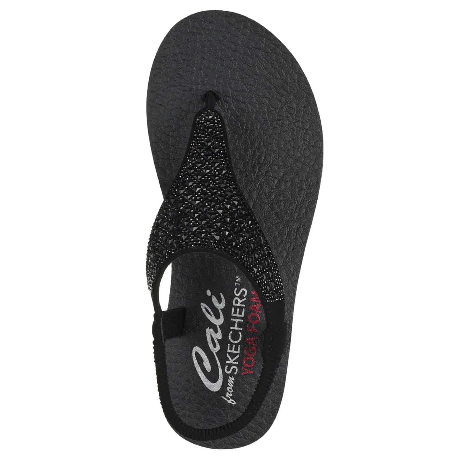 Online Skechers Women's , Meditation - Rockstar Sandal Black