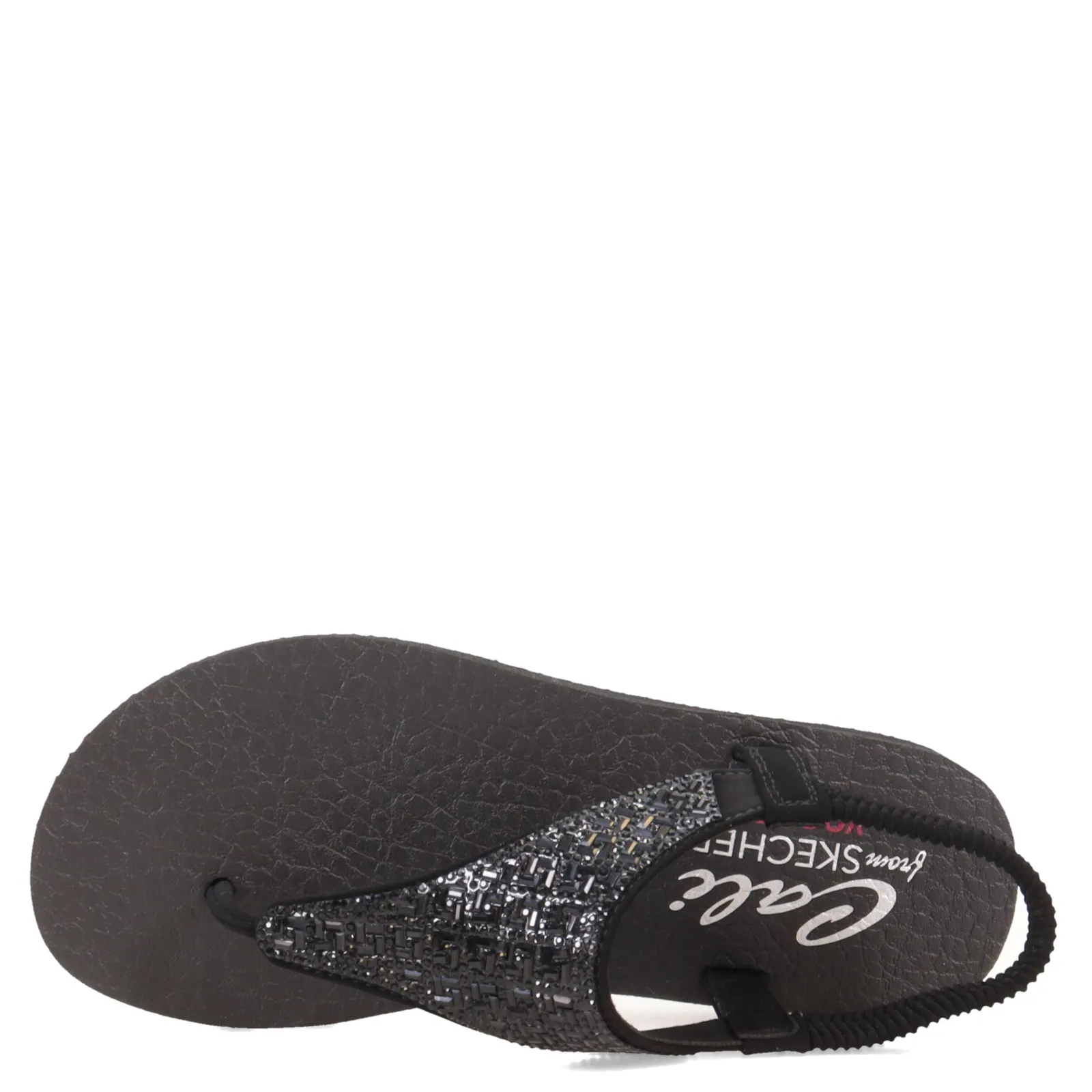 New Skechers Women's , Meditation - Sweet Rock Sandal Black