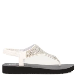 Online Skechers Women's , Meditation - Sweet Rock Sandal White