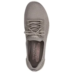 New Skechers Women's , Newbury St - Casually Sneaker Dark Taupe
