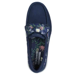 Skechers Women's , On-the-GO Flex - Seaside Daisy Slip-On Navy