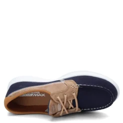 Hot Skechers Women's Performance, GOwalk Lite - Coral Boat Shoe - Wide Width Navy