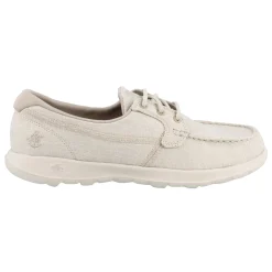 Online Skechers Women's Performance, Go Walk Lite Isla Boat Shoes Taupe Medium