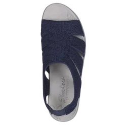 Online Skechers Women's , Pier Lite - Crochet Sandal Navy