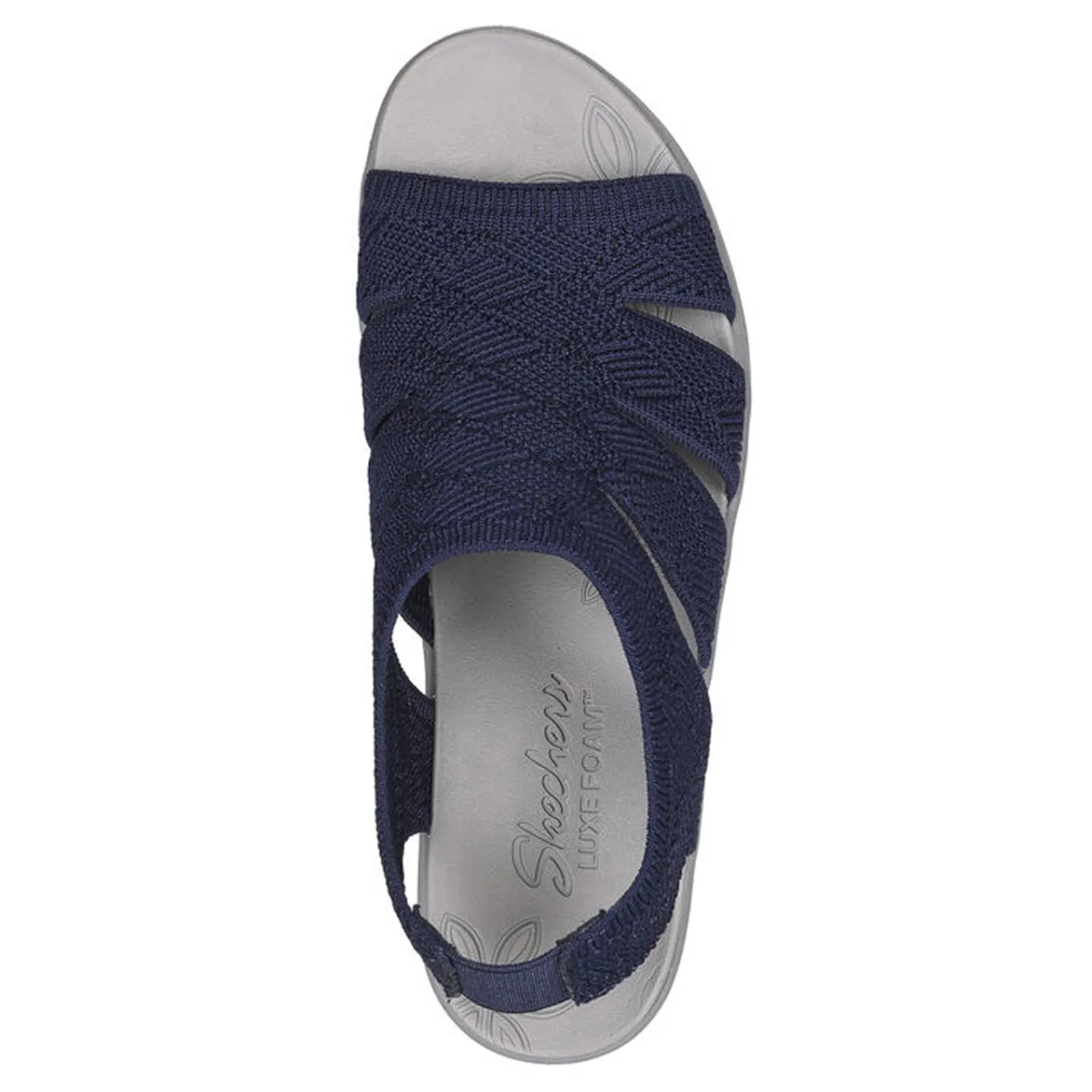 Online Skechers Women's , Pier Lite - Crochet Sandal Navy