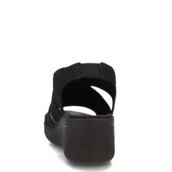 Clearance Skechers Women's , Pier Lite - Crochet Sandal Black/Black