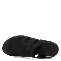 Clearance Skechers Women's , Pier Lite - Crochet Sandal Black/Black