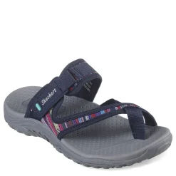 Discount Skechers Women's , Reggae - Baja Sunrise Sandal Navy Multi