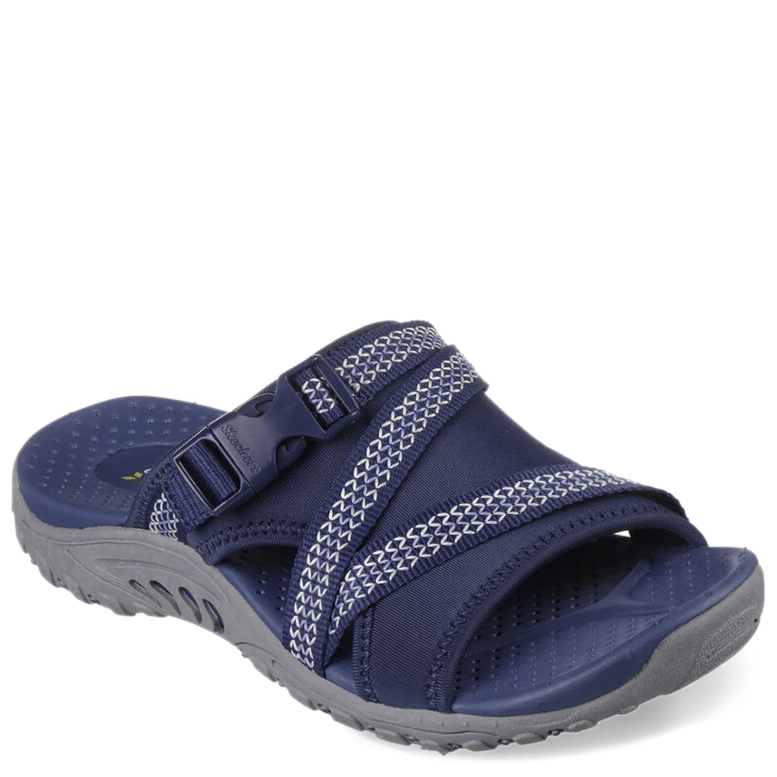 Outlet Skechers Women's , Reggae - Slide Thru Sandal Navy