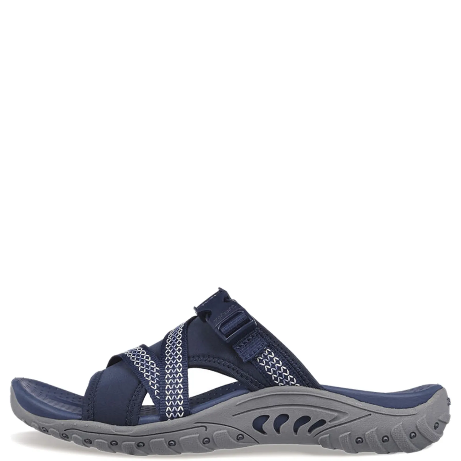 Outlet Skechers Women's , Reggae - Slide Thru Sandal Navy