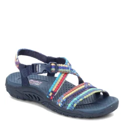 Outlet Skechers Women's , Reggae - Sew Me Sandal Navy Multi