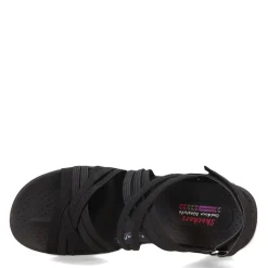 New Skechers Women's , Reggae Cup - Simply Biased Sandal Black