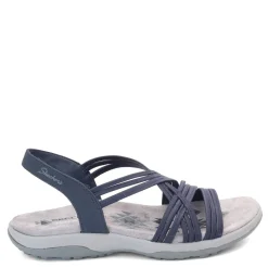 Best Skechers Women's , Reggae Slim - Simply Stretch Sandal Navy Blue