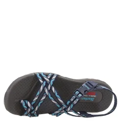 Best Skechers Women's , Reggae Strappy Sling Sandal Navy
