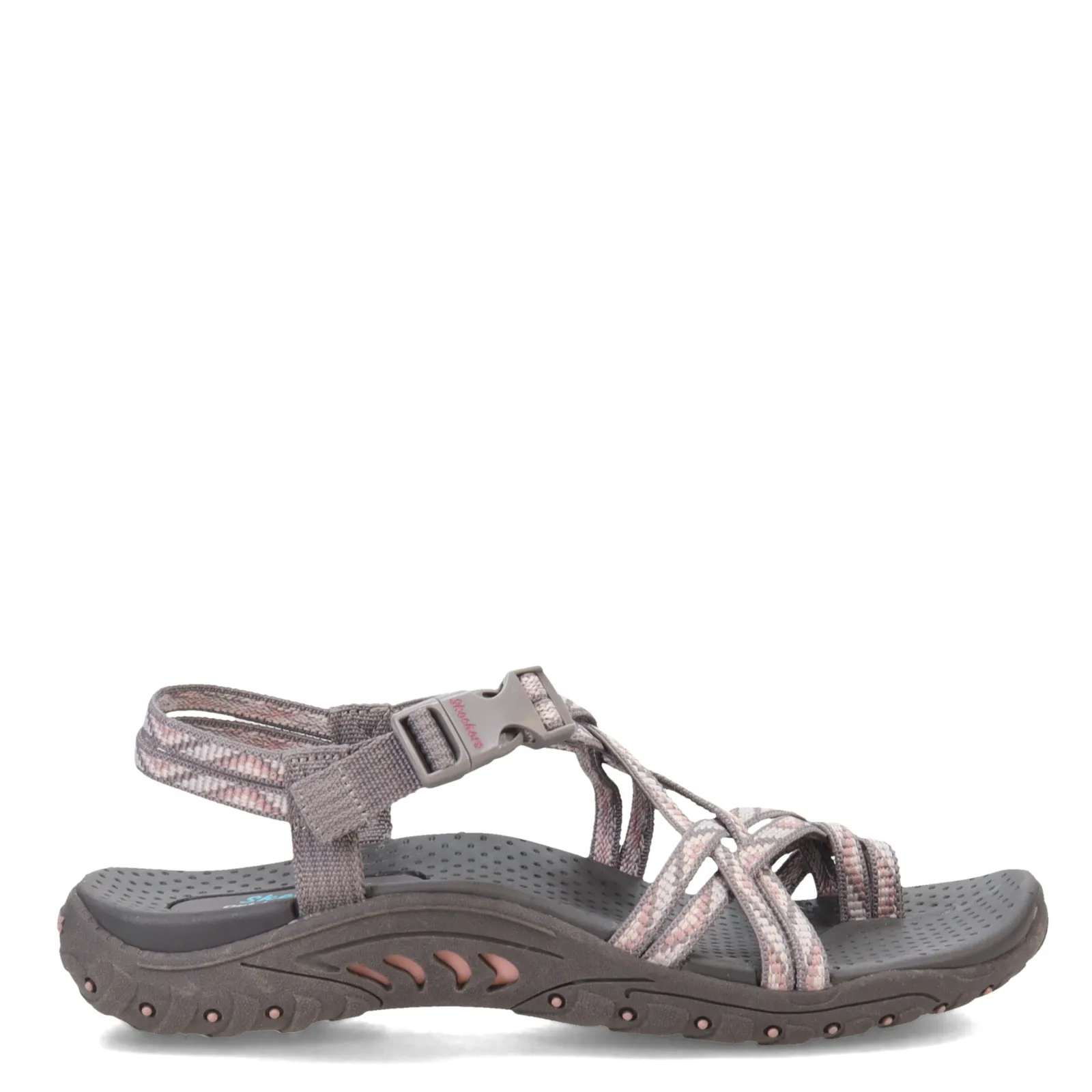Discount Skechers Women's , Reggae Strappy Sling Sandal Gray