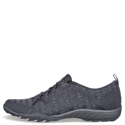 Outlet Skechers Women's , Relaxed Fit: Breathe-Easy - Infi-Knity Sneaker Charcoal