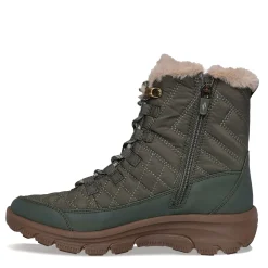 Best Skechers Women's , Relaxed Fit: Easy Going - Game Hour Boot Olive