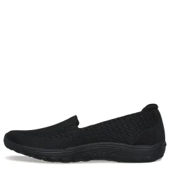 New Skechers Women's , Relaxed Fit: Reggae Fest - Willows Vibe Slip-On - Wide Width Black/Black