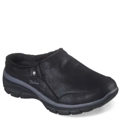Clearance Skechers Women's , Relaxed Fit: Easy Going - Latte 2 Clog - Wide Width Black