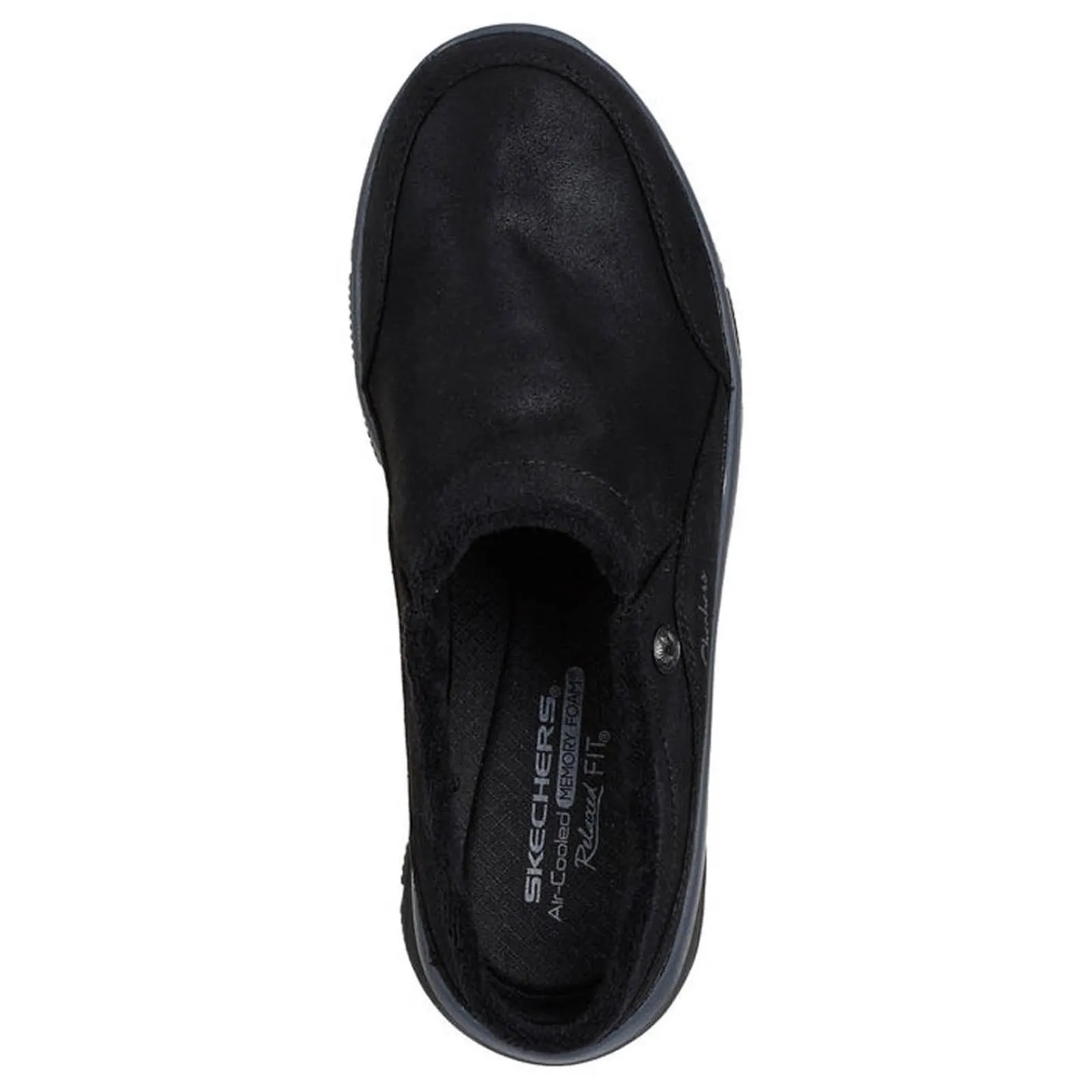 Clearance Skechers Women's , Relaxed Fit: Easy Going - Latte 2 Clog - Wide Width Black