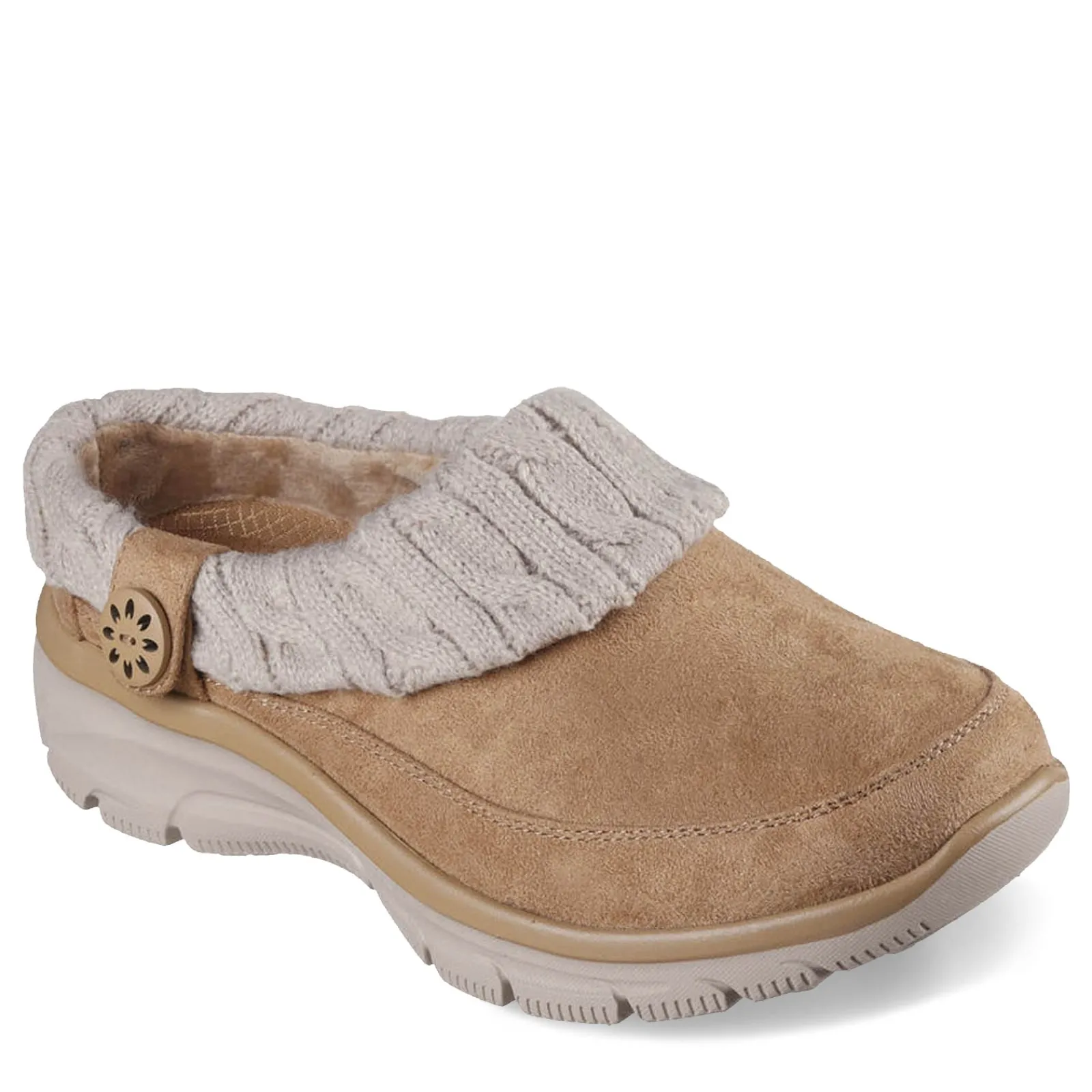 Sale Skechers Women's , Relaxed Fit: Easy Going - Warm Duet Clog Tan