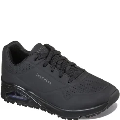 Sale Skechers Work Women's Skechers, Relaxed Fit: Uno SR Work Shoe - Wide Width Black