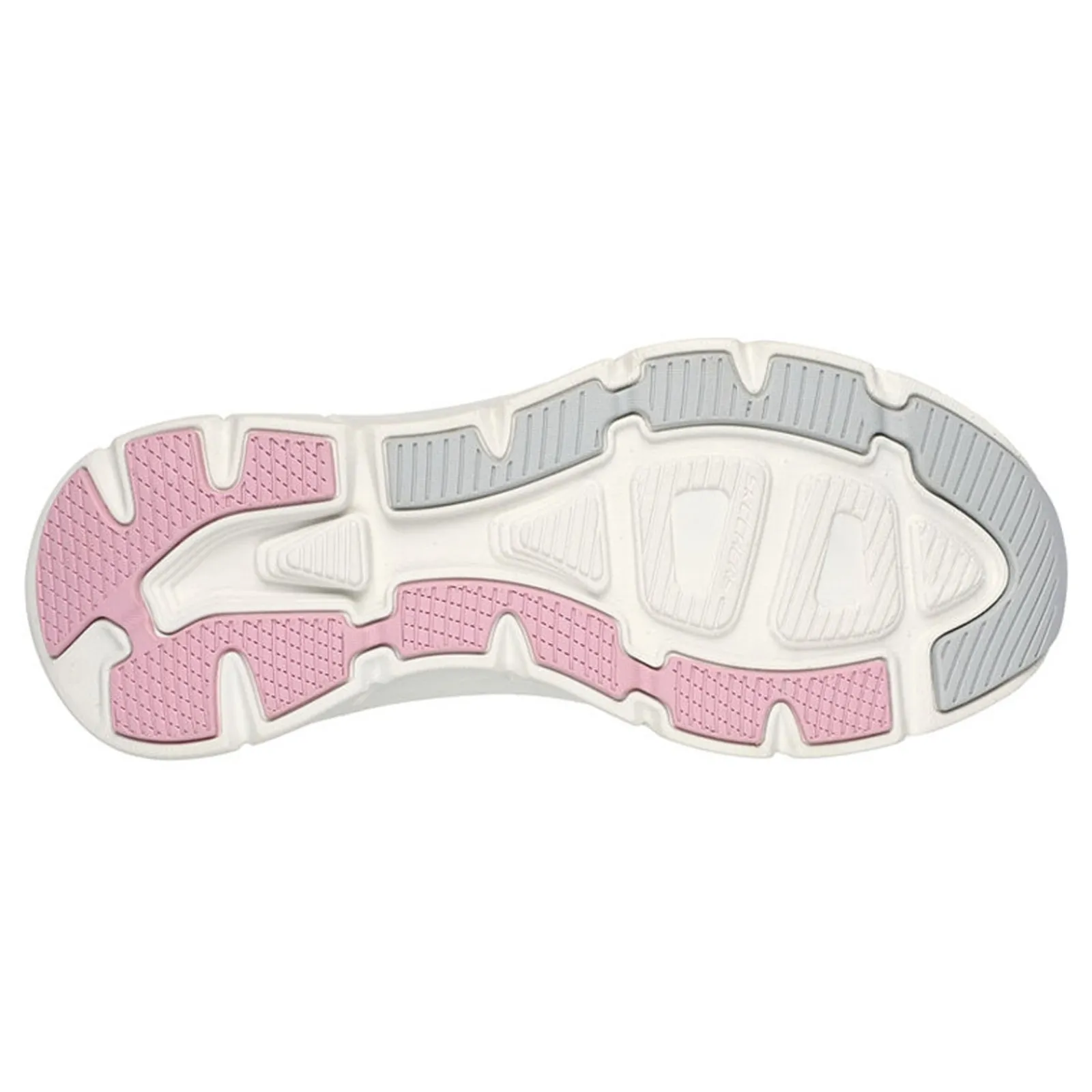 Skechers Women's , Relaxed Fit: D'Lux Walker 2.0 - Bold State Sneaker Grey Pink