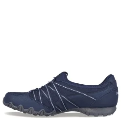 Outlet Skechers Women's , Relaxed Fit: Bikers Lite - Relive Sneaker - Wide Width Navy