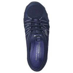 Outlet Skechers Women's , Relaxed Fit: Bikers Lite - Relive Sneaker - Wide Width Navy