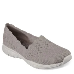 Best Skechers Women's , Seager - Stat Slip-On - Wide Width Taupe