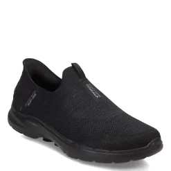 Sale Skechers Women's , Slip-ins: GO WALK 6 - Fabulous View Sneaker - Wide Width Black