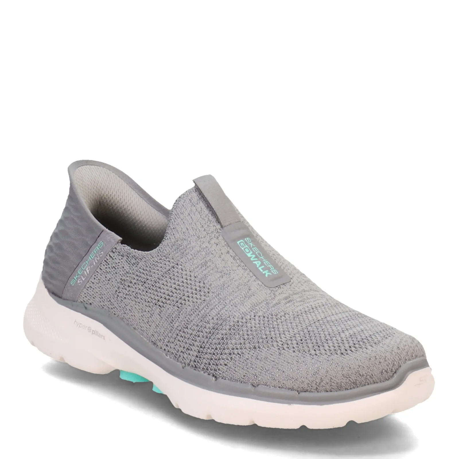 Discount Skechers Women's , Slip-ins: GO WALK 6 - Fabulous View Sneaker Grey