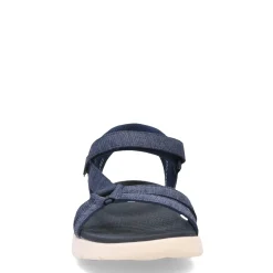 Hot Skechers Women's Slip-Ins, GO WALK Flex - Illuminate Sandal Navy
