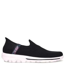 Best Skechers Women's , Slip-ins: GO WALK Travel - Tahiti Sunset Sneaker Black