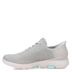 Discount Skechers Women's , Slip-ins GO GOLF WALK 5 Slip-Ins Sneaker Grey/Aqua