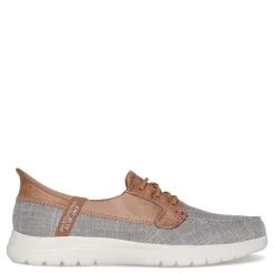 Best Skechers Women's , Slip-ins: On-the-GO Flex - Coastal Sky Boat Shoe Taupe
